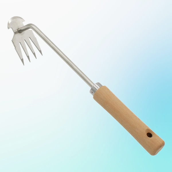텃밭관리 제초 쟁기 도구 텃밭작업 곡괭이 4발 호미