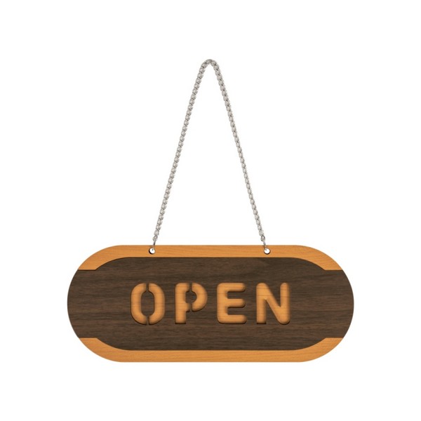 아트사인 OPEN CLOSED 우드 대 6701 280X115X10 양면