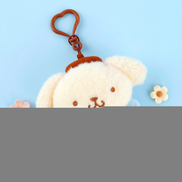 산리오 폼폼푸린 하트엔젤 가방고리 12cm