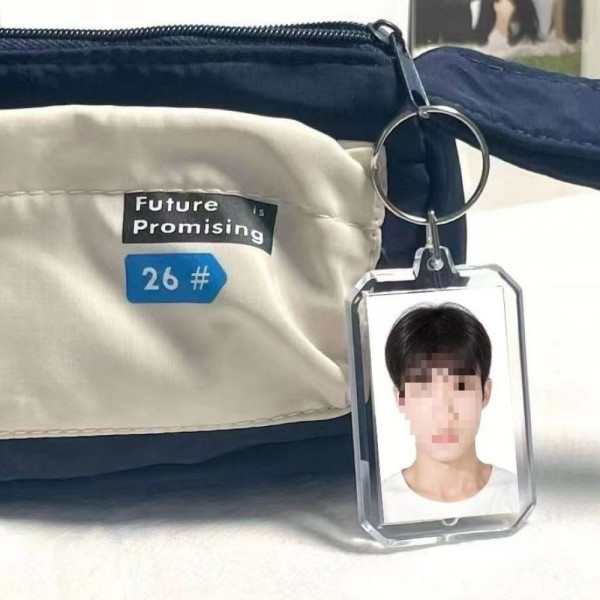 아크릴 포토 증명사진 키링