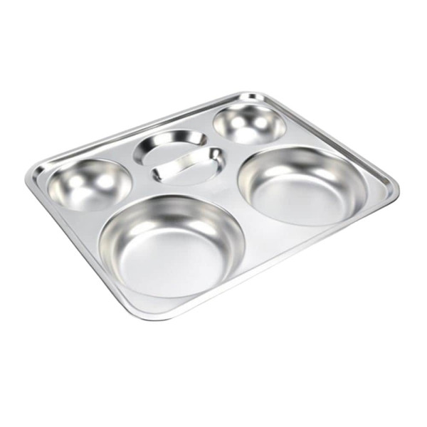 업소 단체급식용 원형4찬 스텐식판