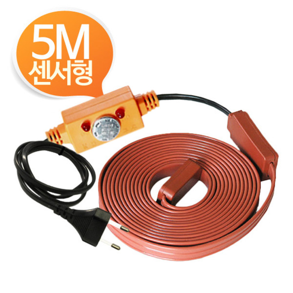 열감지 동작센서 수도 동파방지 열선 5M