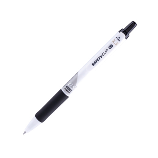 마이펜)세이프티클립 볼펜(0.5mm/흑)-다스(12개입)