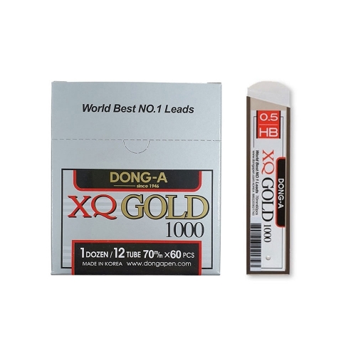 동아 XQ 1000 골드샤프심 HB 0 5 70mm 40pcs