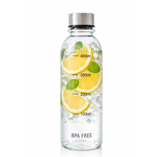로지 클리어 스텐 눈금 보틀 500ml