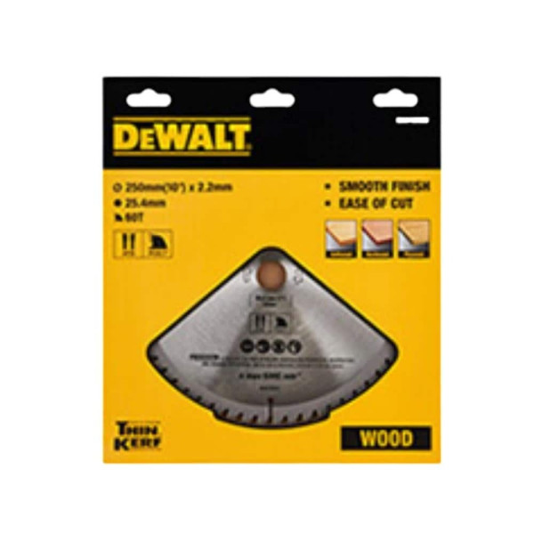 DWA10260W 씬커프 목공용 원형톱날 250mm