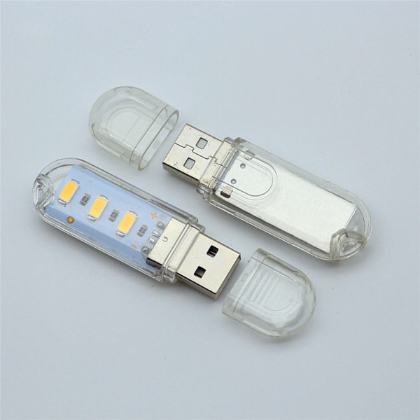 3LED 휴대용 USB라이트 USB조명 독서등 취침등
