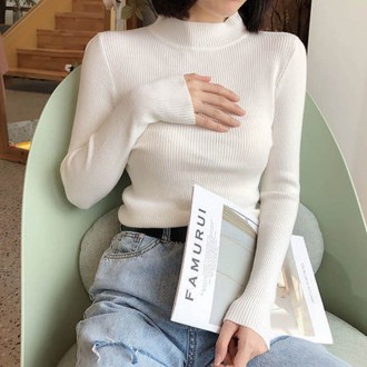 간절기 반목폴라 니트 긴팔티 가을 겨울 탄탄한짜임 자켓 가디건 코트 이너티 코디