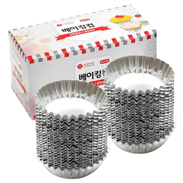롯데 이라이프 베이킹컵 45mm 200개입