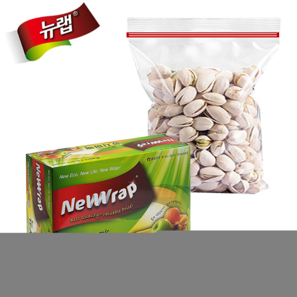 뉴랩 다회용 뉴 지퍼백 대용량100매 18x20 비닐백