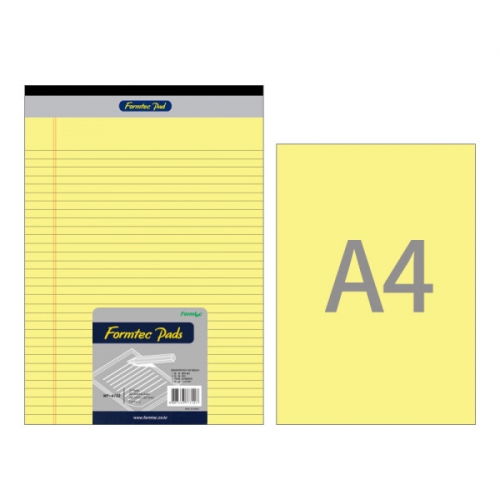 폼텍 패드 A4 NP 4132노랑 50매