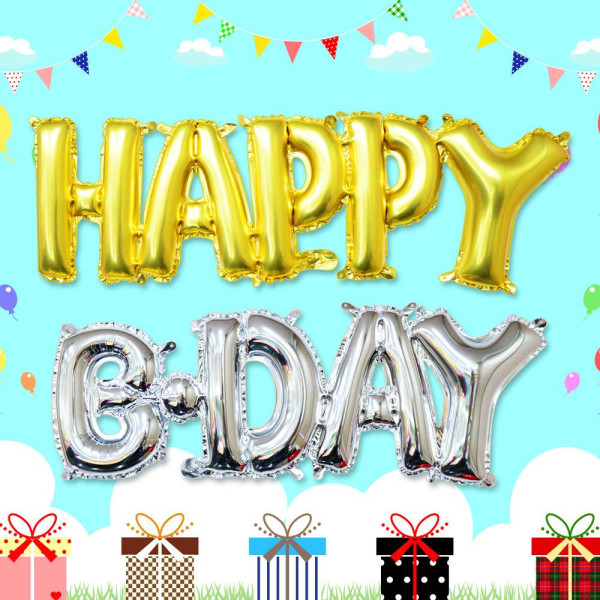 HAPPYB-DAY 호일풍선 1개입 랜덤