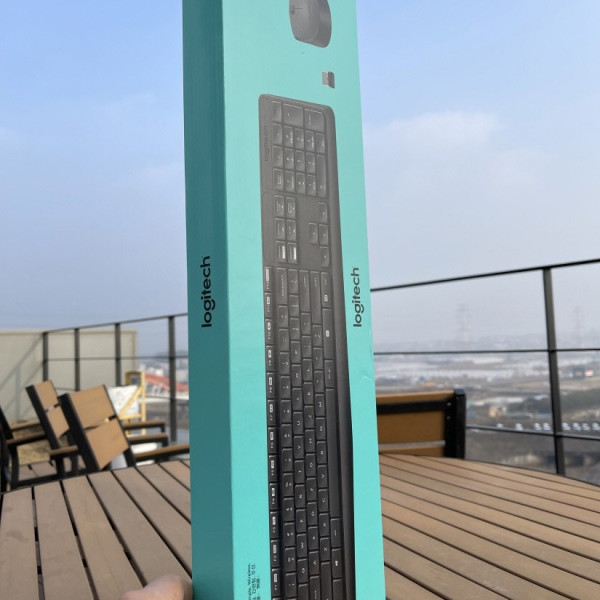 로지텍 MK235 풀사이즈 강화 무선 콤보 블랙