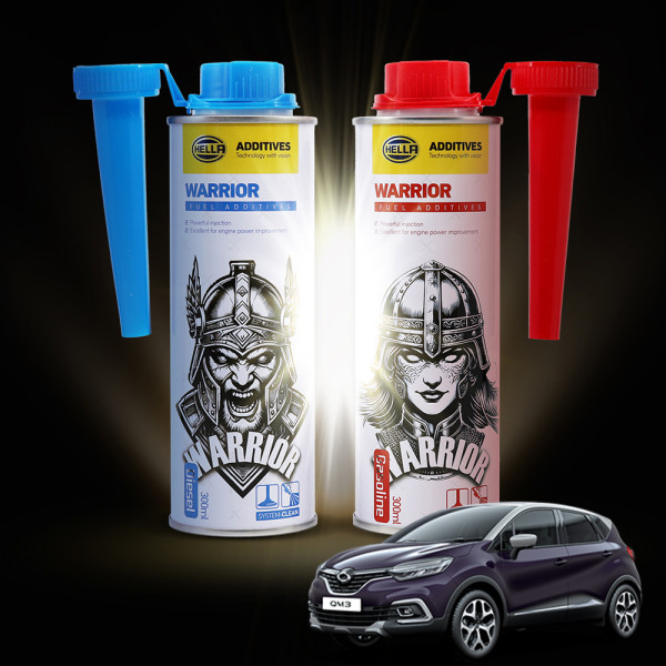 QM3 가솔린,디젤 프리미엄 연비향상 헬라 워리어 연료첨가제 300ML