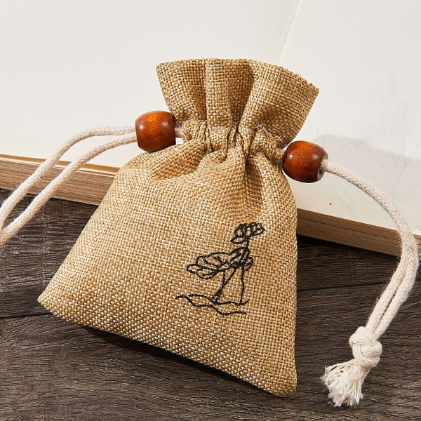 마 주머니 복주머니 파우치 8X10cm