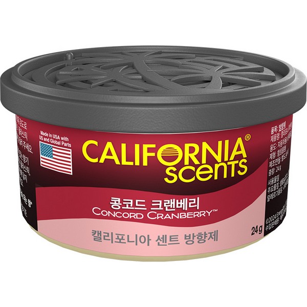 켈리포니아 센트 콩코드 크랜베리 24g