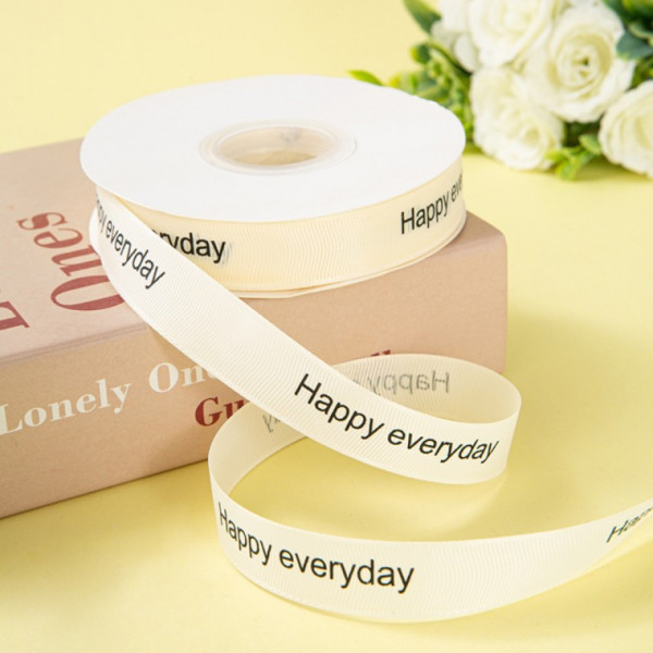 TLGO레터링 포장끈 케이크 꽃다발 선물 포장 Happy everyday