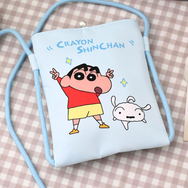 짱구 핸드폰 파우치-블루