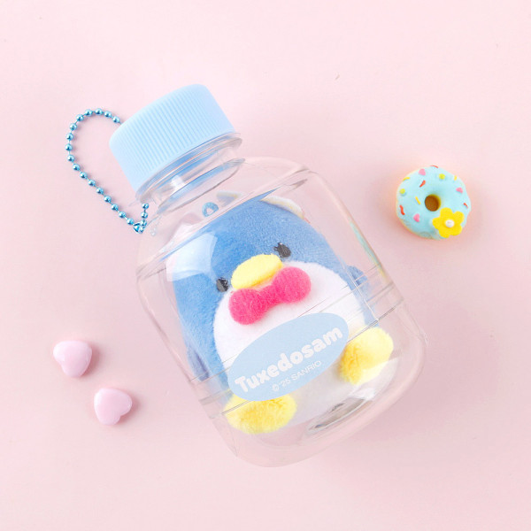 산리오 턱시도샘 보틀 가방고리 8cm