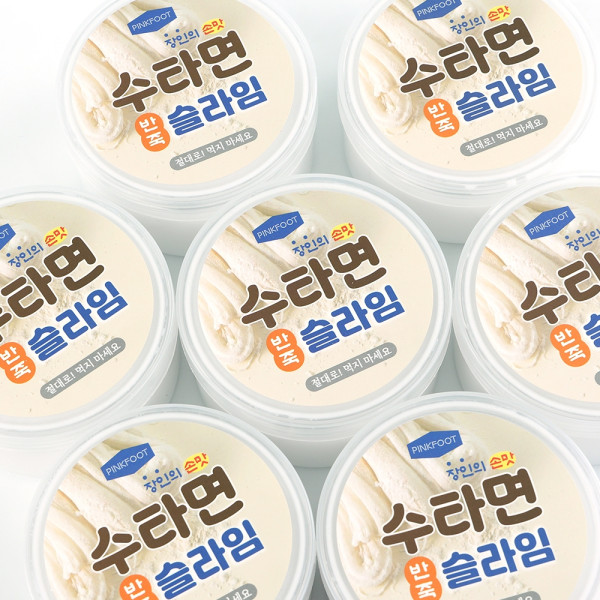수타면 반죽 슬라임 촉감놀이 (3000X6개)