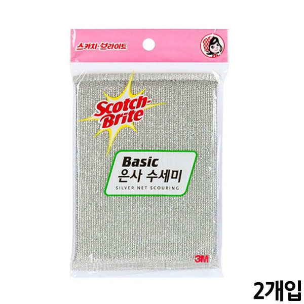 3M 베이직 은사수세미 2개입
