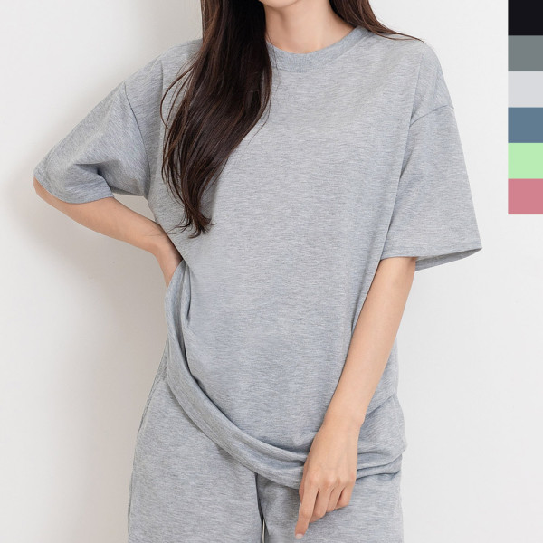GQQ M680 여자오버핏반팔티