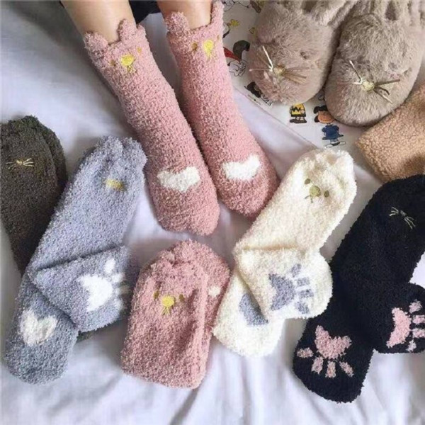 수면덧신 극세사 풋워머 후리스 따뜻한 캐릭터