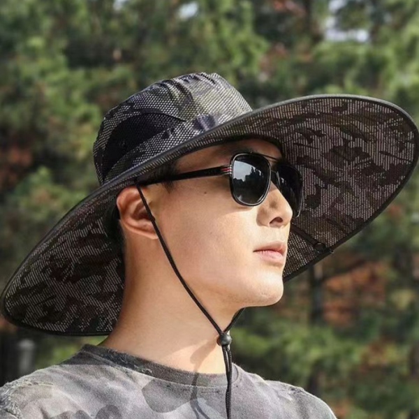 창넓은 챙넓은 산책 비치 사파리 정글 비치 모자