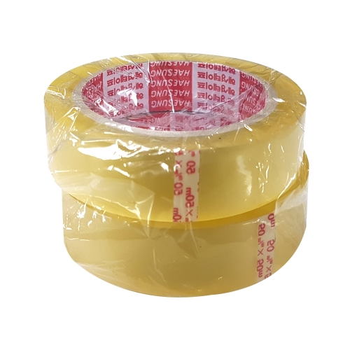 혜성 투명테이프 25mm 50m 2개입 박스 50개