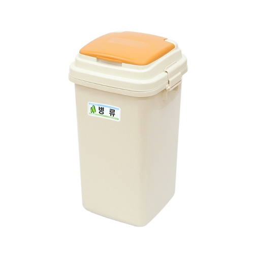 우림 리드휴지통 베이지 75L 쓰레기통