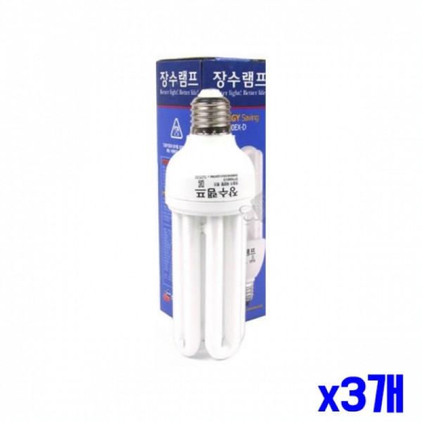 선명한 삼파장 램프 30W 주광색 x3개 전구 전구조명