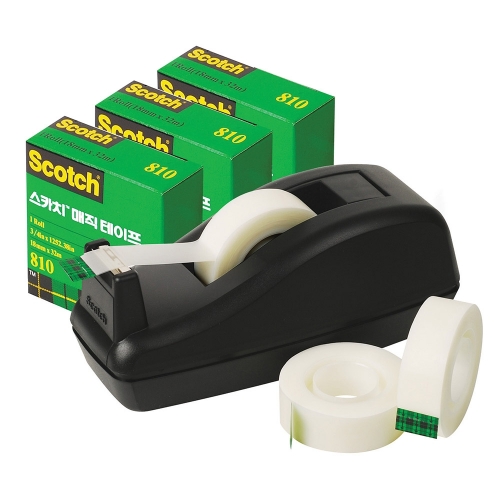 3M 스카치 매직테이프 C40 SM3딜 기획제품 사무용품 3개입 18MMX32M