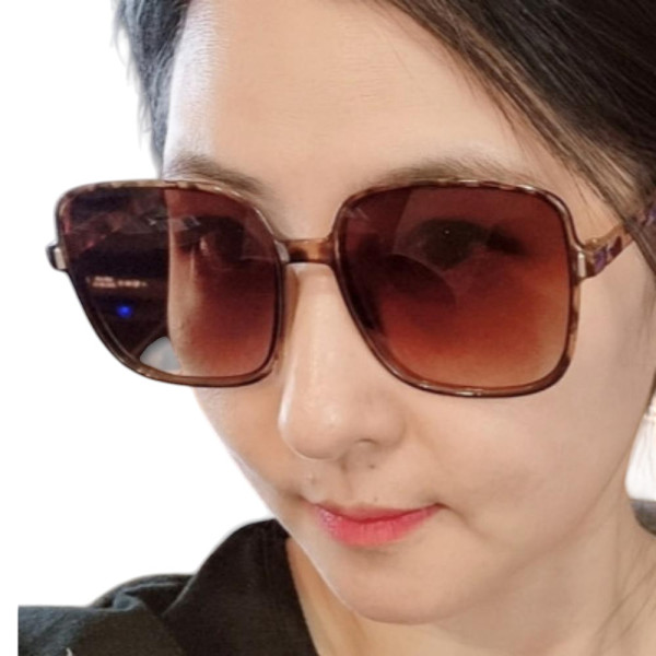 사각테 선글라스 (브라운)