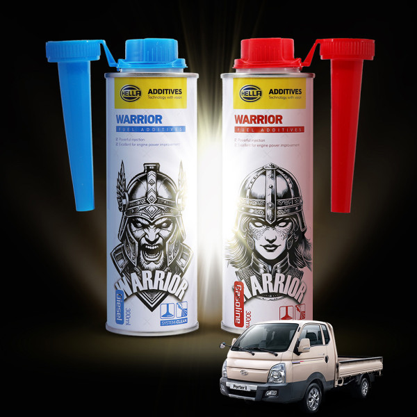 포터 가솔린,디젤 프리미엄 연비향상 헬라 워리어 연료첨가제 300ML