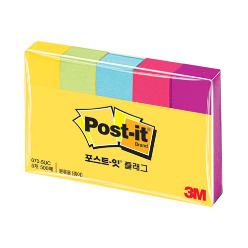 3M)포스트-잇 플래그(종이/670-5UC)