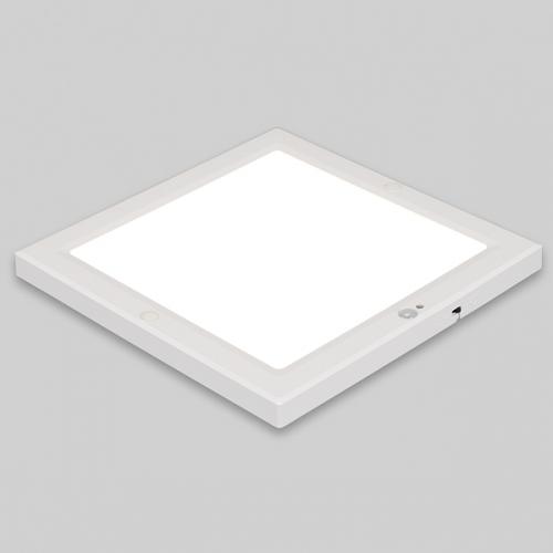 비츠온 사각 LED 더스타일 센서등 엣지 10인치 20W 주백