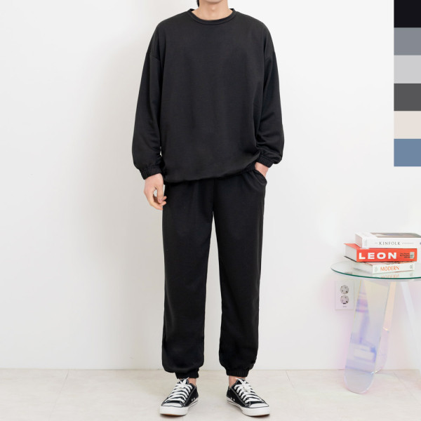 GQQ M780_M880 남자밴드맨투맨조거세트
