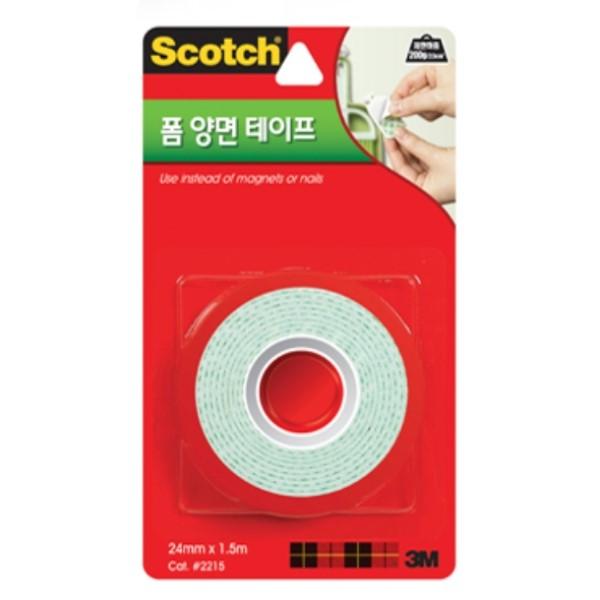 3M 스카치폼양면테이프 2215 24mmx1.5m