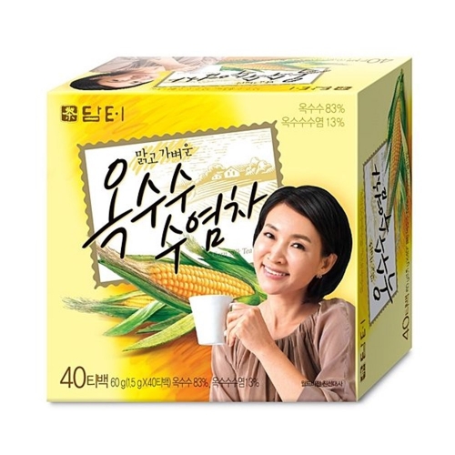 담터 맑고가벼운 옥수수수염차 40T 60g
