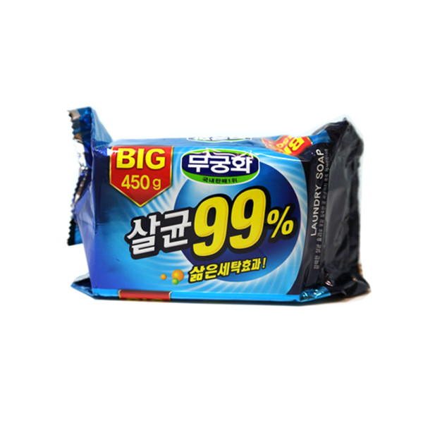 무궁화 BIG 살균 세탁 빨래 비누 450g 빨래비누