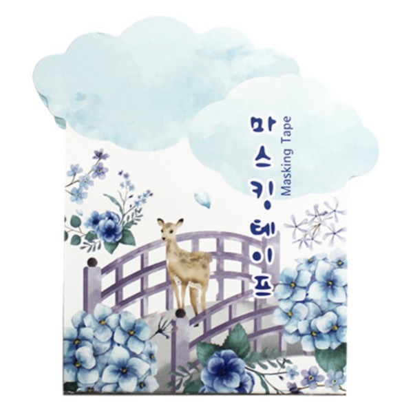 MST38 마스킹테이프 블루밤비