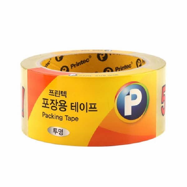 프린텍 P4845 포장용 테이프 투명 OPP 48x45