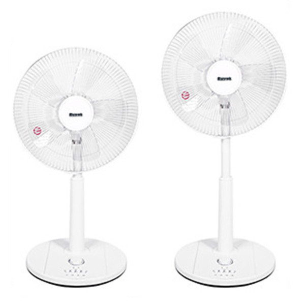 루베크140F 좌석식 스탠드 14형 선풍기 타이머 5엽 저소음 강력