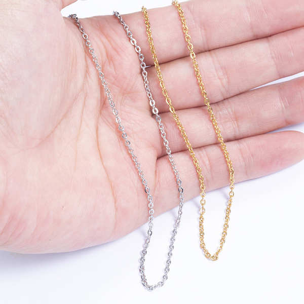 DIY 1.5mm O형체인 목걸이줄 목걸이40cm+길이조절5cm