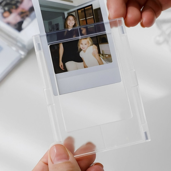 아크릴 폴라로이드 액자 미니 투명 프레임 케이스