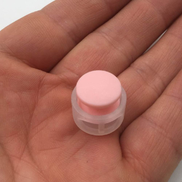 끈조절 돼지코 스토퍼 칼라 끈조이개 핑크14MM