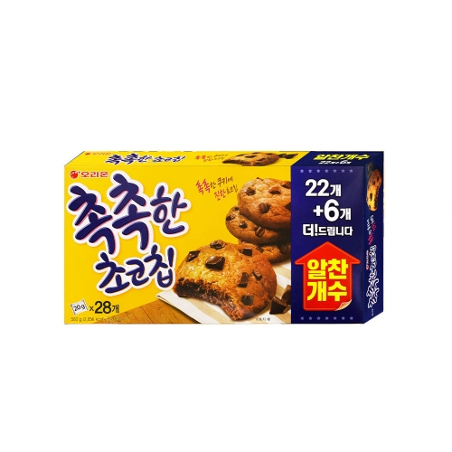 오리온 촉촉한초코칩 28P 560g