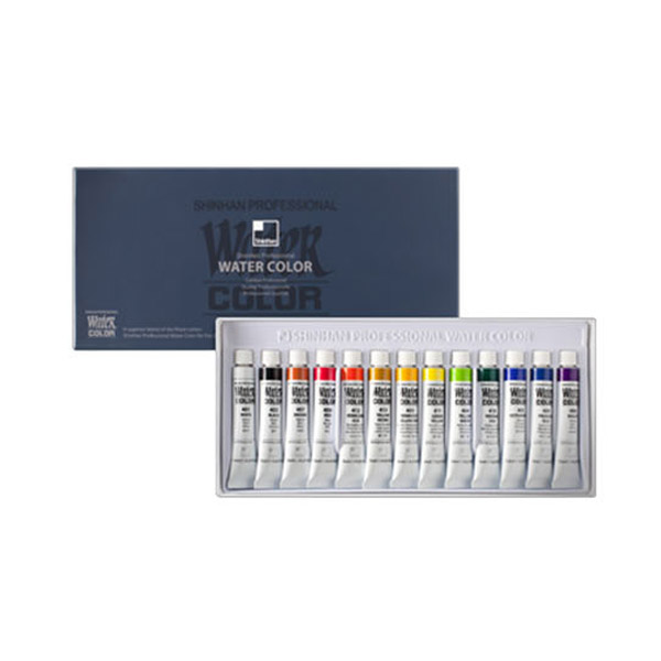 신한 전문가용 숙련자용 수채화 물감 7.5ml 13색