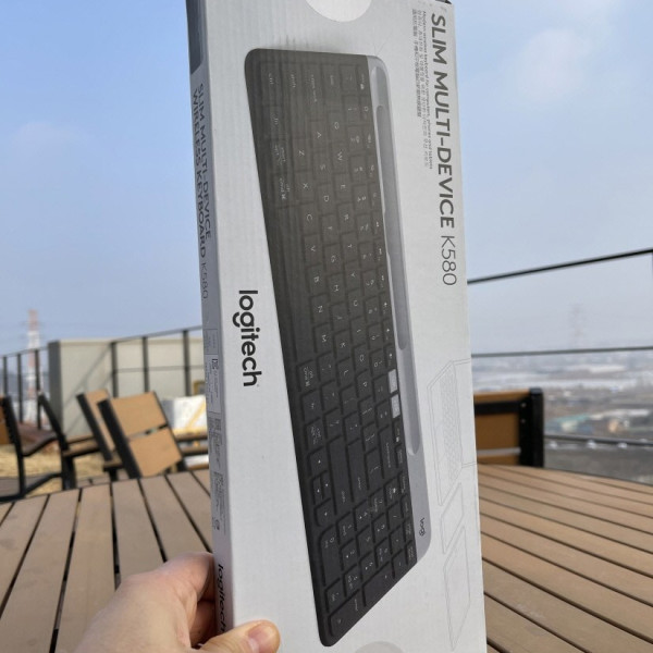 로지텍K580 슬림 멀티디바이스 무선 키보드 자판 블랙
