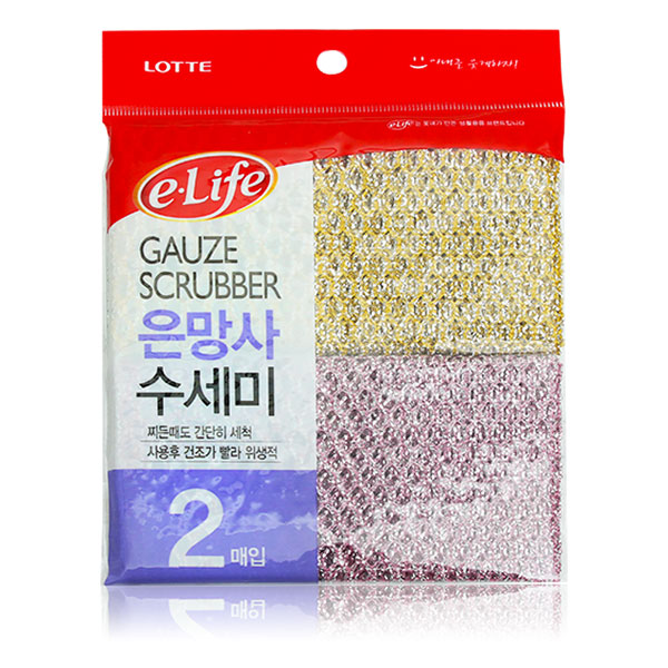 롯데은망사수세미(2매입)